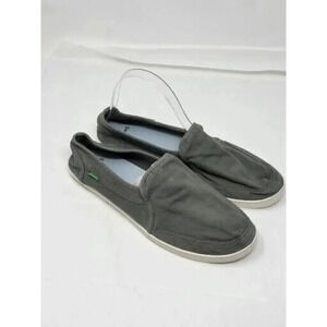 Sanuk PAIR O DICE Yew Knit Women's Size 10 Casual Slip On Comfort Shoes gray